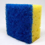 Blue & Yellow Square Scrubber Sponge