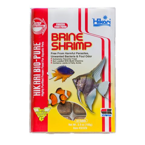 Hikari Frozen Brine Shrimp Cubes/Flat Pack