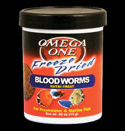 Omega Sea Freeze Dried Blood Worms 0.96 oz.