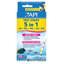 API 5-in-1 Aquarium Test Kit Strips