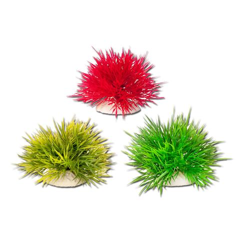 Aquatop Spiky Assorted Color with Weighted Base Plant Decor